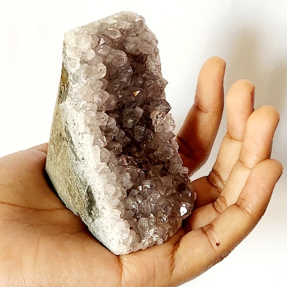 Amethyst Crystal Cluster with Large Flat Base Geode - Picture 13 of 13